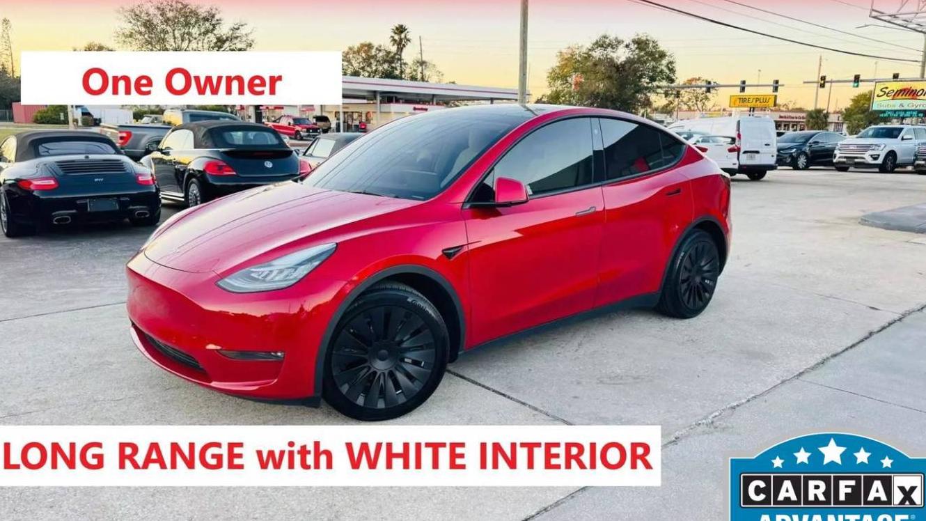 TESLA MODEL Y 2021 5YJYGDEE7MF206109 image